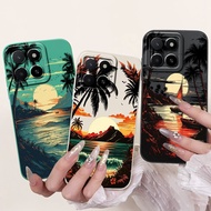 For Honor X5B Plus Case GFY-LX2 GFY-LX2P Fashion Flower Soft Candy Silicone Back Cover For Honor X5b