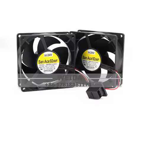 Sanyo 9WF0924S2041 DC24V 0.5A Original FANUC fan A90L-0001-0598#B 92*92*38MM