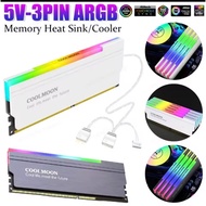 RGB RAM Heatsink DDR3 DDR4 Memory Cooling Heat Spreader Cooler
