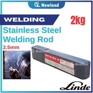 Linde Stainless Steel Welding Rod E308L-16 / Welding Electrode (2.5mm) 2kg