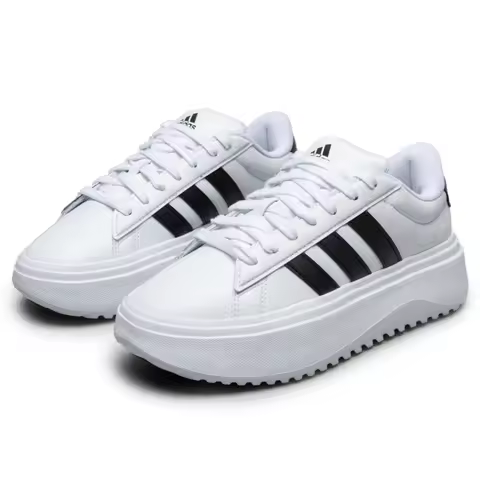Adidas Women's Shoes Grand Court Platform Sports Shoes Fashionable, Comfortable, Simple Casual Shoes
