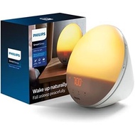 Philips SmartSleep Wake-up Light, Colored Sunrise and Sunset Simulation, 5 Natural Sounds, FM Radio 