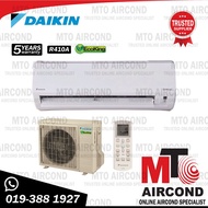 Daikin 1hp (R410A) Non Inverter Eco King FTN10PV1L/RN10FV1 Air Cond - P serial