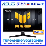 ASUS TUF VG259QM5A 24.5" 1920×1080 FHD 240Hz Fast IPS Gaming Monitor itw