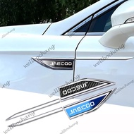 1pair Jaecoo Car Fender Metal Sticker Exterior Decorative Right Left Decals Modification for Chery J