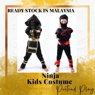 Kids Costume - Role Play Animation For  Anime Ninja Samurai Kostum Ninja Budak Lelaki Halloween Part
