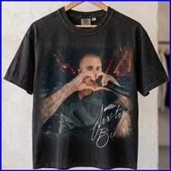 GN Justin Bieber coachella stage same style T-shirt 220g thick cotton tee short sleeve top NG