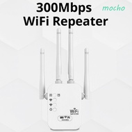 MOCHO WiFi Amplifier, 2.4 GHz Router Wi-Fi Signal Amplifier, White EU Wireless US WIFI Repeater PC
