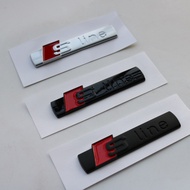 Audi A4L A6L A3 Q3 Q5 Q7 Car Logo Modified Sline Fender Side Logo Sticker Car Logo Sports Car Sticke