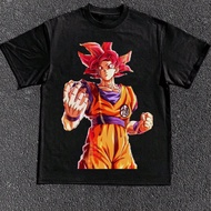 220g Heavyweight Pure Cotton, Super Saiyan God Goku T - Shirt