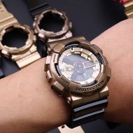 Silicone Strap and Case with Tools compatible for G-Shock GA-110 GA100 GA120  GD-120/100/110 Resin b