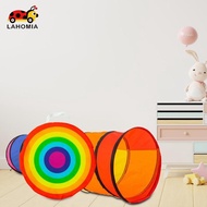 LAHOMIA Kids Play Tunnel Foldable Multicolored Children Kid Toy Crawl Tunnel Toy Tent for Indoor Chi
