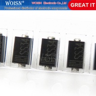 10PCS 1N5822 IN5822 silkscreen SS34 patch rectifier Schottky diode DO-214AC