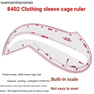 279787 cm Sleeve Cage Curve Peach Ruler Multifunctional Sleeve Cage Ruler Engraved Built-in Curve Ru