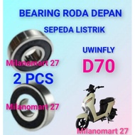 Uwinfly D70 front wheel bearing, uwinfly D70 electric bicycle front wheel bearing