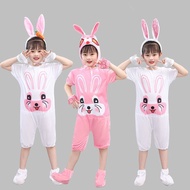 New Children Animal Costume Bunny Costume Toddler Bunny Costume Length Bunny Dance Costume#现货10.19