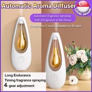 🇸🇬【SG stock】Rechargeable Aromatherapy Diffuser Automatic Aroma Sprayer Essential Oil/Air Freshener Spray Aroma Diffuser
