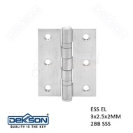 ESS EL 3X2.5X2MM 2BB SSS | Dekkson Hinge | Stainless Steel