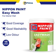 NIPPON PAINT Easy Wash 15 Litre (Part 2) Interior Indoor Wall VOC Free Paint Cat Rumah Dinding Dalam