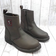 BLACK HAMMER BH4664 Men Safety Boots Shoes Genuine Leather Oil Resistant Sole/But & Kasut Keselamata