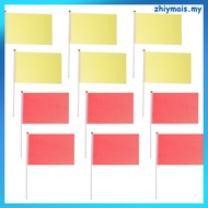 🔥 100Pcs Hand Waving Small Flags Colored Hand Flags Mini Handheld Colorful Flags Parade Waving Flags