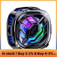 X76Pro Cell Phone Cooler, Phone Cooler Fan with Semi Conductor Cooling Chip,RGB Phone Cooling Fan Mo