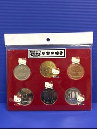 Sanrio Hello Kitty 2015年 日本通用硬幣特大磁石套裝