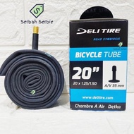 BICYCLE INNER TYRE 20 X 1.25 1.50 SWALLOW AV 35MM DELI TIRE 20 X 125 135 1.35 140 150 20X1.25 20X1.3