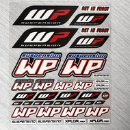 Reflective WP Suspension Sticker Shocker Damper Decal For Duke RC KTM 200/390/690/990/1090/1190/1290