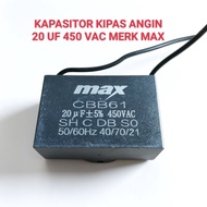 MAX BRAND 20 UF - 450V SQUARE CAPACITOR
