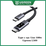 Type C Uno 100W charging cable 1m 2m 3m long Ugreen 35501 35512 35513 L509