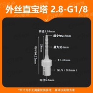 IN STOCK3/32-G1/8Inch2.8-G1/8Plastic hose with external thread connects directly to the water pipe w