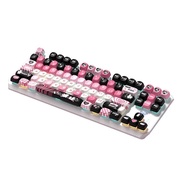 [Tarantula] F3087 Mechanical Keyboard Wired 87-Key Gaming Game Office Cute Girl High-Value Blue Red.