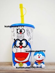 Doraemon 哆啦A夢 誕生前100年特展 飲料杯 塑膠杯 伸縮吸管杯 環保杯 小叮噹 #2021地球日