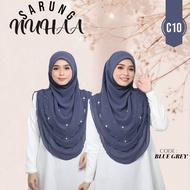 Tudung Sarung Berdagu |Ironless | Instant Hijab | Nuhaa | Exclusive Hijab |