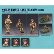 Modern Army VBL Crew 1/35 Resin Model 3 People GK Figurine White Model 1530R Military Collectible St