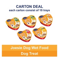 Vitakraft Carton Deal Joesie Tray Dog Wet Food (15x85g/carton)