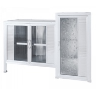 Global House CLOSE โต๊ะวางเตาแก็ส SENSE-Z120 ขนาด 120x50x91 ซม. สีเงิน รับประกันของเเท้!