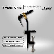 Tying Vise Assist Hook Tool Fishing Hook Clamp Assist Hook Vise Hook Holder Fly Tie Tool for Making 