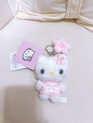 🌸💖 心心粉紅櫻花Hello Kitty毛公仔鎖匙扣掛件飾物 🎀  懷舊絎縫系列蝴蝶結三麗鷗䓀蒂貓手袋書包吊飾毛絨玩偶  Sanrio Pink Heart Sakura cat cosplay ri