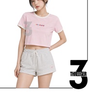 ADLV Belly Collage Logo Crop Tee Light Pink Original Acme De La Vie Authentic/
