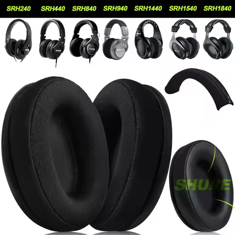 Replacement Foam Ear Pads for Shure SRH240 SRH440 SRH840 SRH940 SRH1440 SRH1540 SRH1840 memory foam 