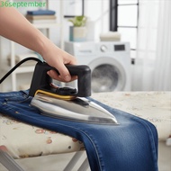 SEPTEMBER Retro Electric Dry Iron, No Steam Press Type Electric Pressing Iron, Household Non-stick P