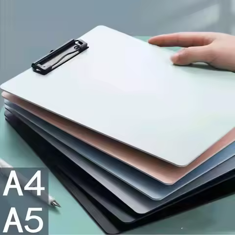 Kawaii A4/A5 Candy Color File Plywood Office Supplies PP Foam Thickened Writing Board Student Test P
