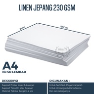 A4 Linen Certificate Paper, 50 sheets A4 Linen Certificate Paper/