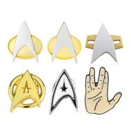 Out star trek startrek original captain - is A letter marked hand modeling brooch pin chain.scarves buckle