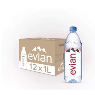 evian Natural Mineral Water (12 x 1L Case)