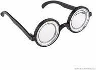 Round Bubbles Glasses Bug Eyes Specs Coke Bottle Costume Goggles