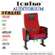 ICHIKO ITALIAN FABRIC AUDITORIUM CHAIR THEATER CHAIR OFFICE MEETING CHAIR CINEMA CHAIR