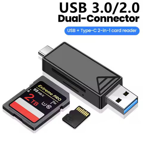 USB 3.0 2.0 Mobile Phone Card Reader TF SD High Speed Multifunction Type C SD TF Card Reader Adapter